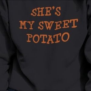 She’s my sweet potato sweatshirt